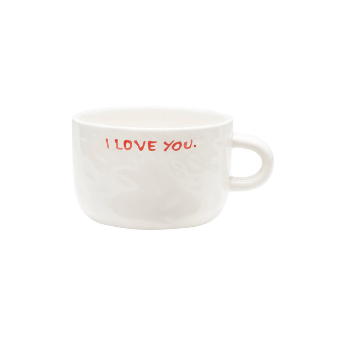 Cappuccino mok 'I Love You'