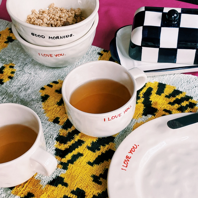 Cappuccino mok 'I Love You'