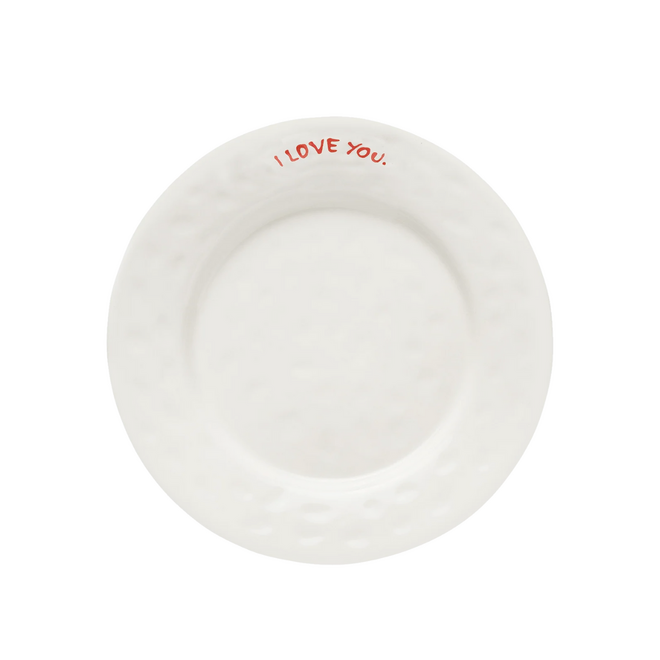 Ontbijtbord 'I Love You'