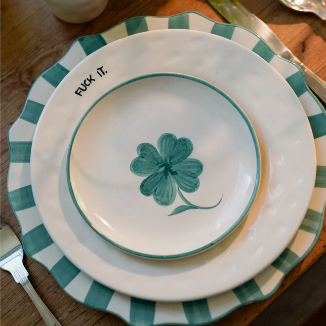 Gebaksbordje Shamrock