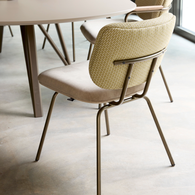 Eetkamerstoel Kobe | met armleuning | frame Sand