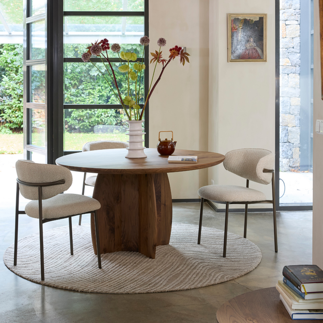 Eettafel organisch rond x Ronda