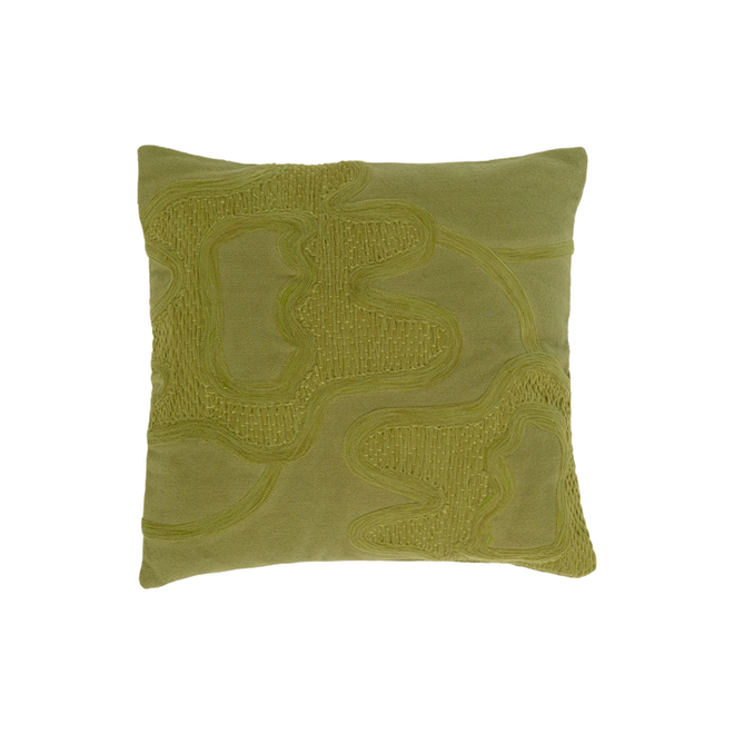 Sierkussen Kedi | Evergreen sprig