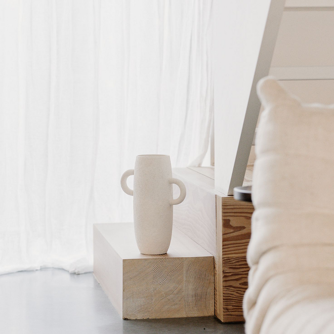 Vaas Bullet | wit met oor