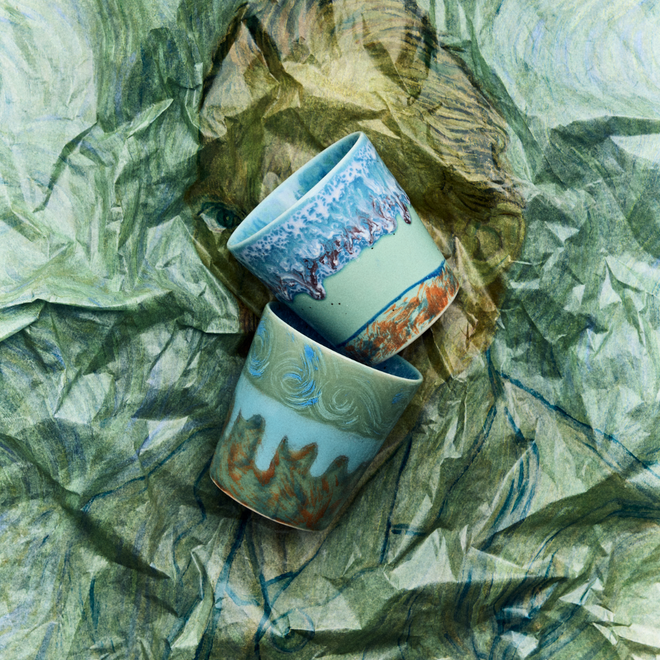 Koffiemokjes Self Portrait | set van 2 | Van Gogh