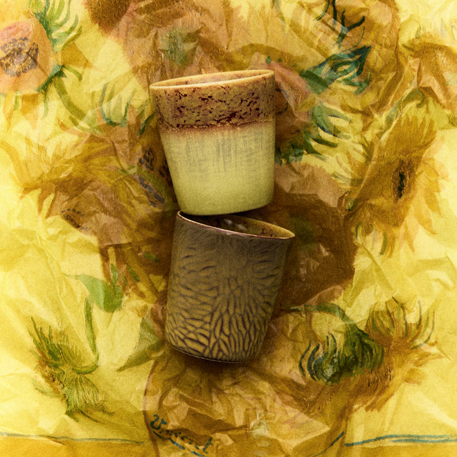 Koffiemokjes Sunflowers | set van 2 | van Gogh