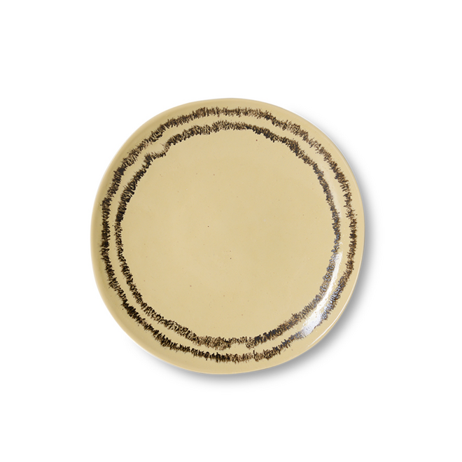 Bord Bijgerecht Vanilla | 70's Ceramics