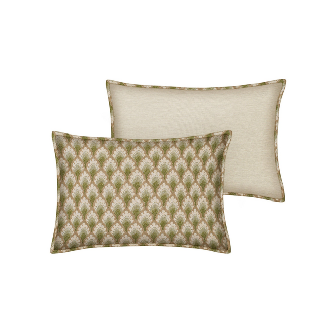 Sierkussen Jessica | Olive & Ecru