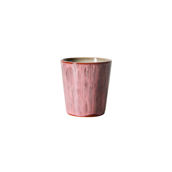 Koffiemokje Rhubarb | 70's ceramics