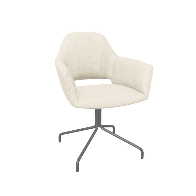 Eetkamerstoel Lola | stof Miami, draaibaar frame