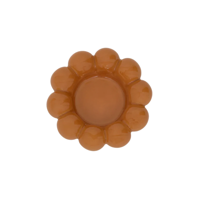 Waxinelichthouder Talon | golden orange
