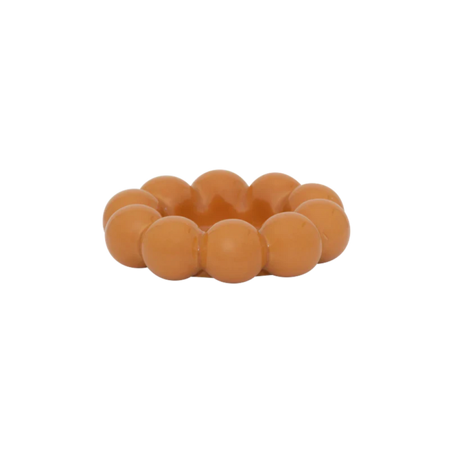 Waxinelichthouder Talon | golden orange