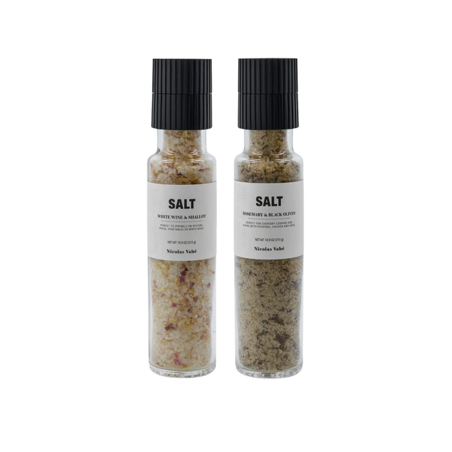 Gift box | Salt white wine & shallots + rosemary & olives