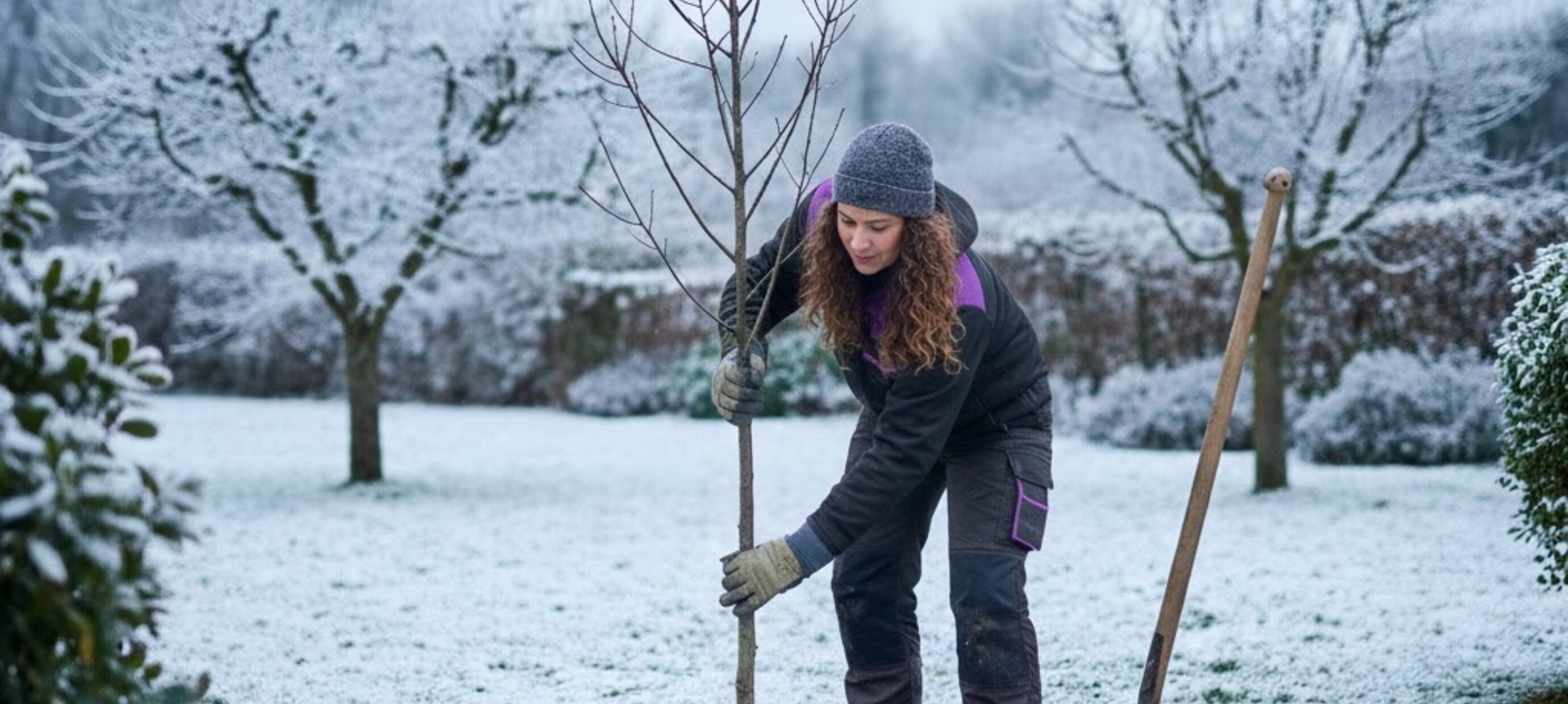 Bomen planten bij vorst of sneeuw: Kan dat? | Bomenkopen.nl