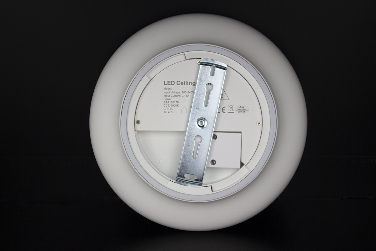 Plafondlamp LED Ø25cm, 12W, IP54