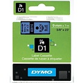 Dymo DYMO S0720710 labelprinter-tape 9mm x 7m zwart op blauw
