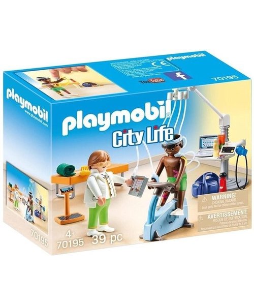 Playmobil PLAYMOBIL City Life Praktijk fysiotherapeut - 70195