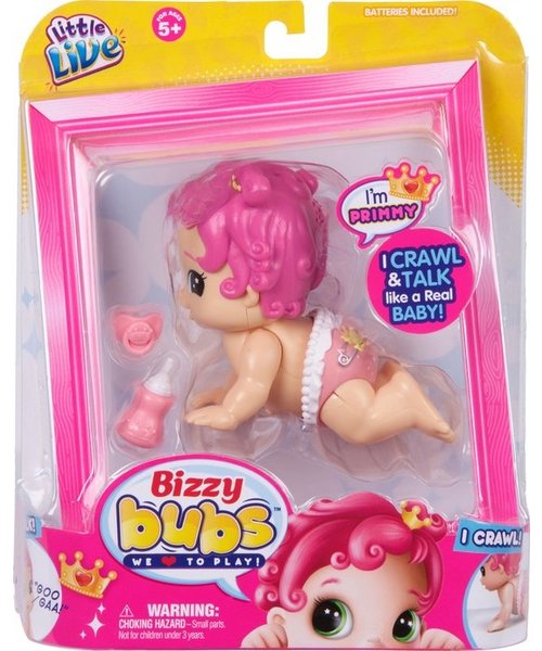Boti Little Live Bizzy Bubs Kruipende Baby Primmy - Speelfiguur