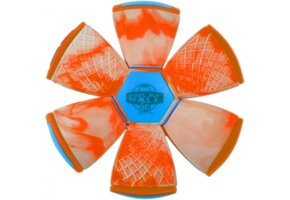 Wahu Phlat Ball Swirl Oranje 22 Cm