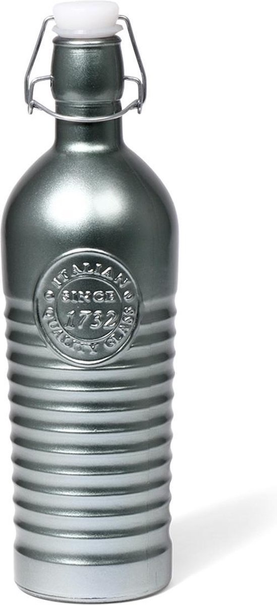 Senza Glazen waterfles Groen