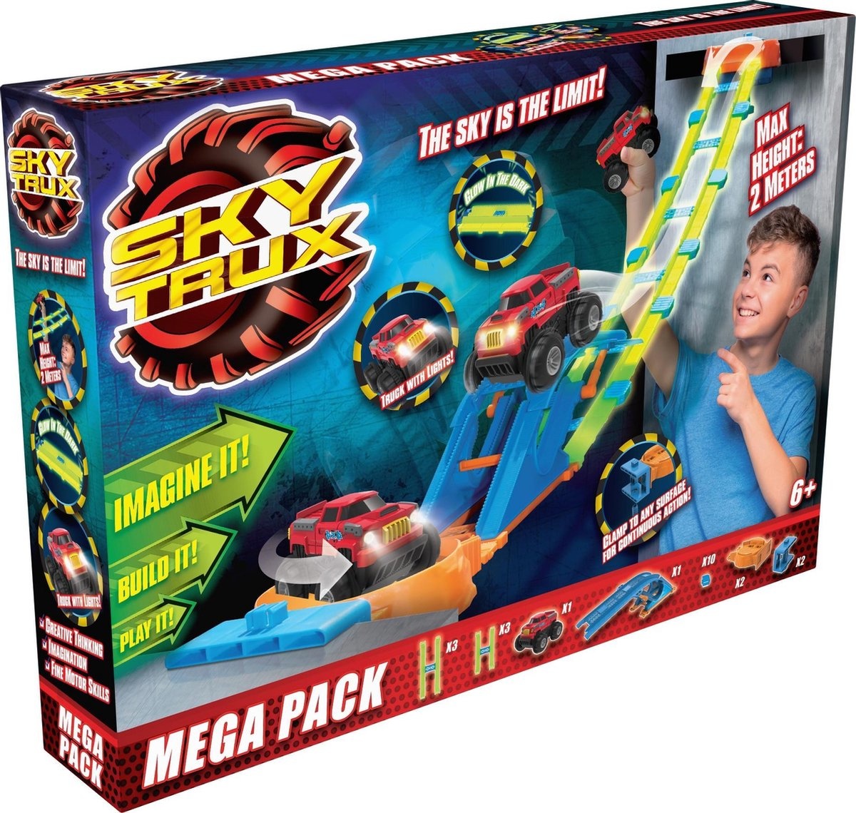 Goliath Sky Trux Mega Pack - racetrack glow in the dark