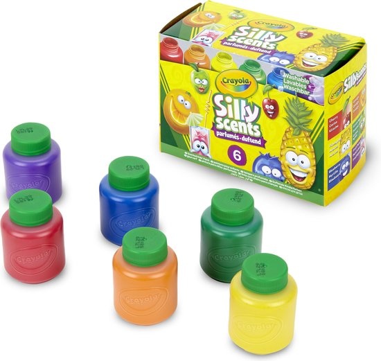 Crayola Silly Scents 6 Potjes Geurverf