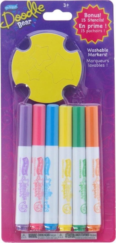 Doodle Bear Stiften Set Uitwasbaar