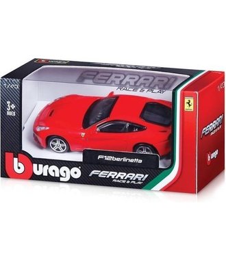 BBURAGO Ferrary R&P 1:43 Voorgemonteerd Supersportwagen miniatuur 1 stuk assorti