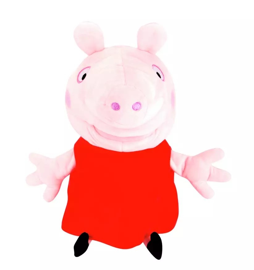 Peppa Pig Handpop Knuffel Peppa 50cm