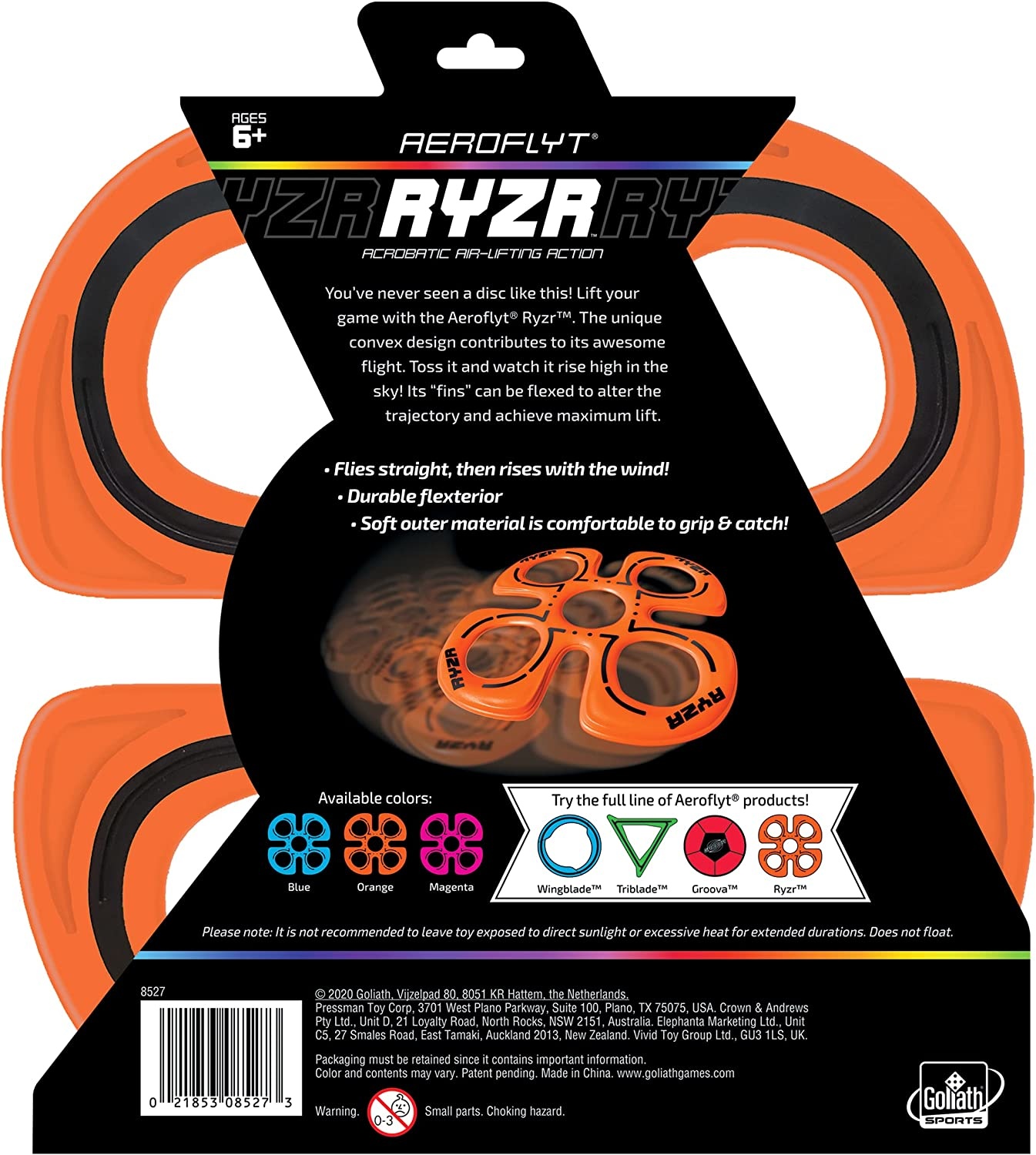 Wahu Aeroflyt Ryzr - Airlifting Aerobatic Action - Oranje