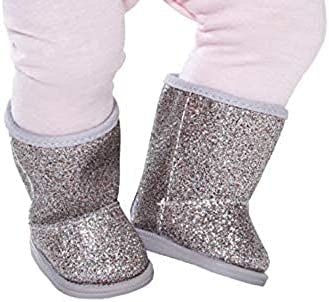 Baby Born Winterlaarzen glitter - Zilver 1 paar