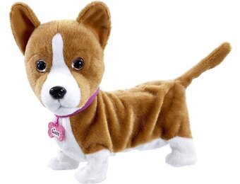 Animagic Knuffelhond Lizzy Interactief 30 X 21 Cm Pluche Bruin