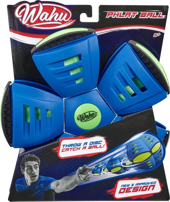 Wahu Phlat Ball Classic - Gooi een schijf, vang een bal! - Blauw