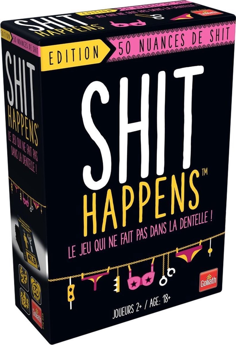 Goliath Shit Happens 50 Nuances de Shit (FR) 18+ - Gezelschapsspel Franse uitvoering