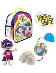 Super Sand rugzak Animals - Dieren speelset met speelzand en vormpjes