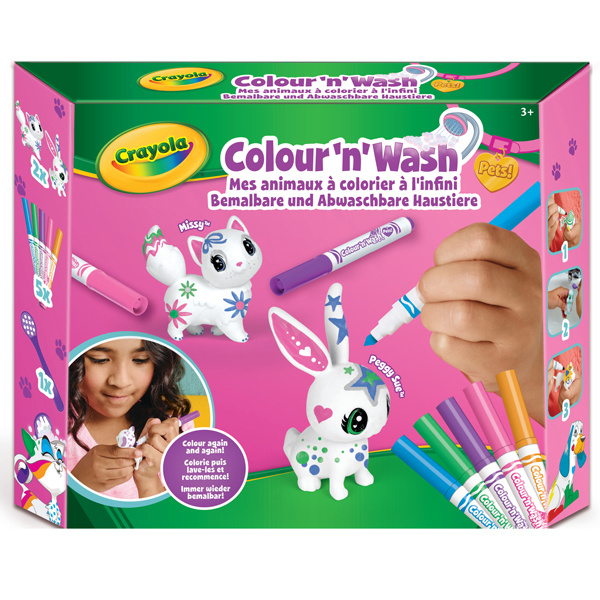 CRAYOLA Color'N'Wash huisdieren - My Coloring Animals - Kit 1