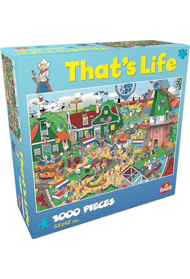 That's life Dutch Flower Fields puzzel 1000 stukjes