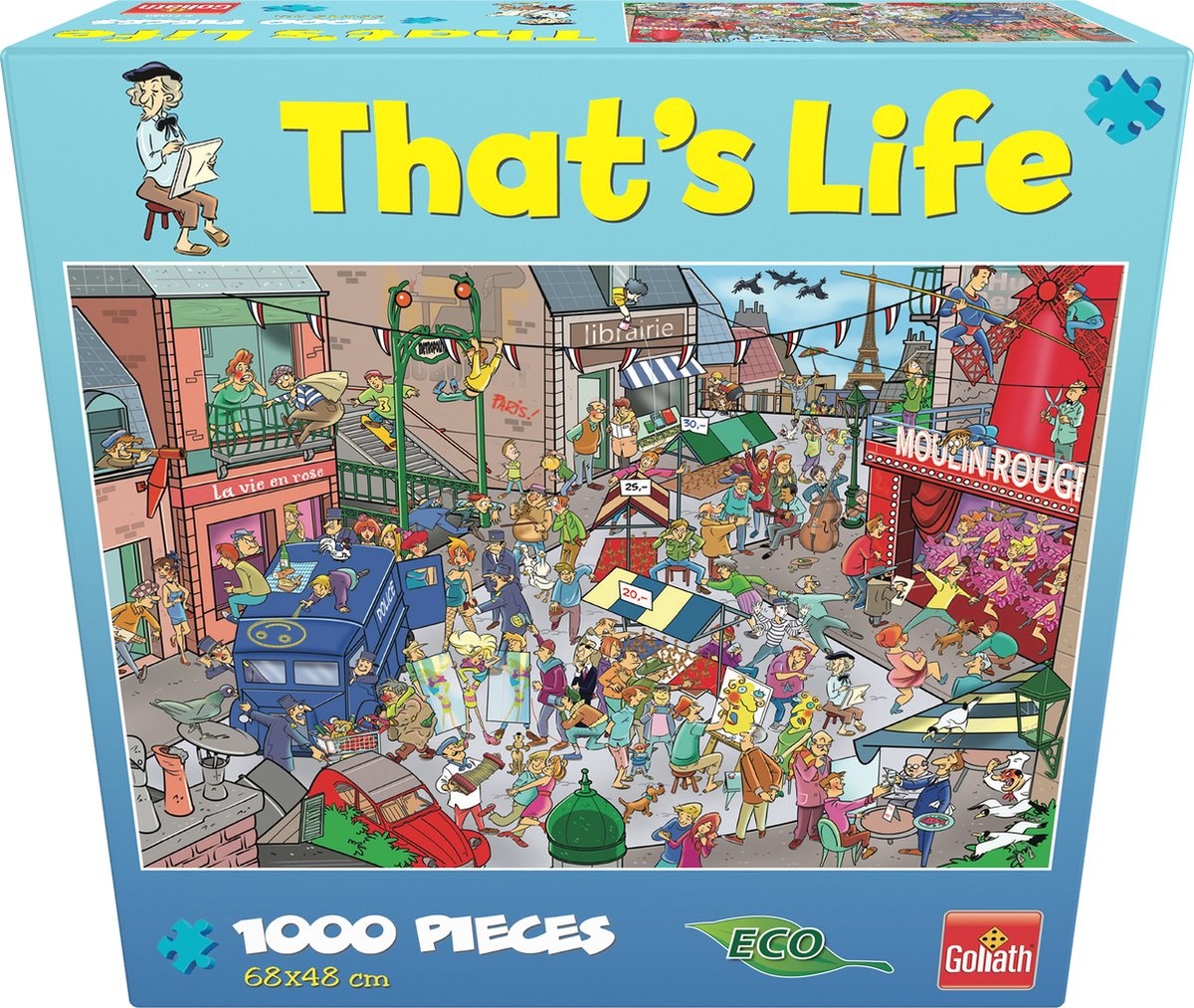 That's Life Puzzel - Parijs - Puzzel 1000 puzzelstukjes