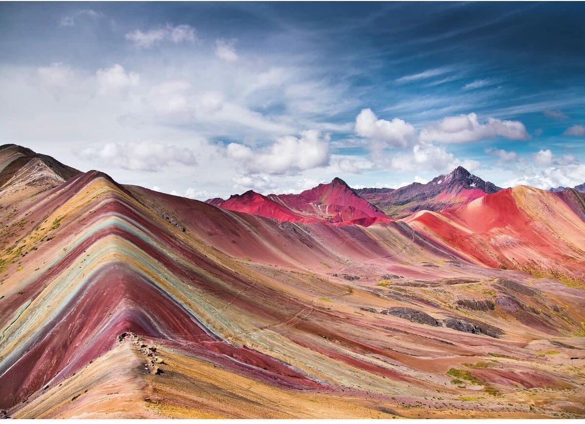 JC Pieri Collection Puzzel - La Havanne (Cuba) en Rainbow Mountain (Peru) 1000 en 500 stukjes