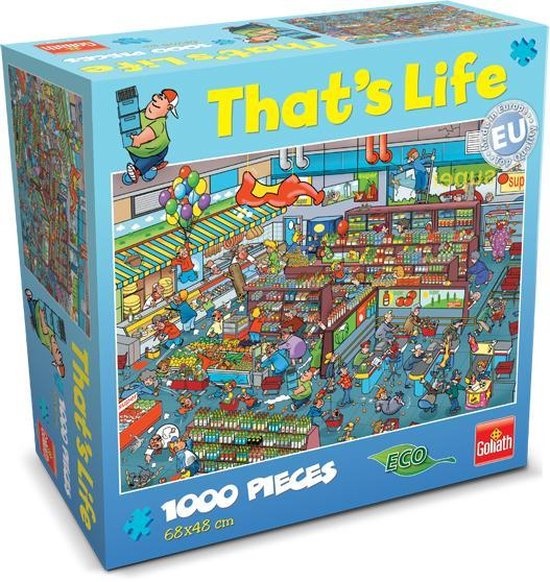 That's Life Puzzel - Supermarkt - Puzzel 1000 stukjes