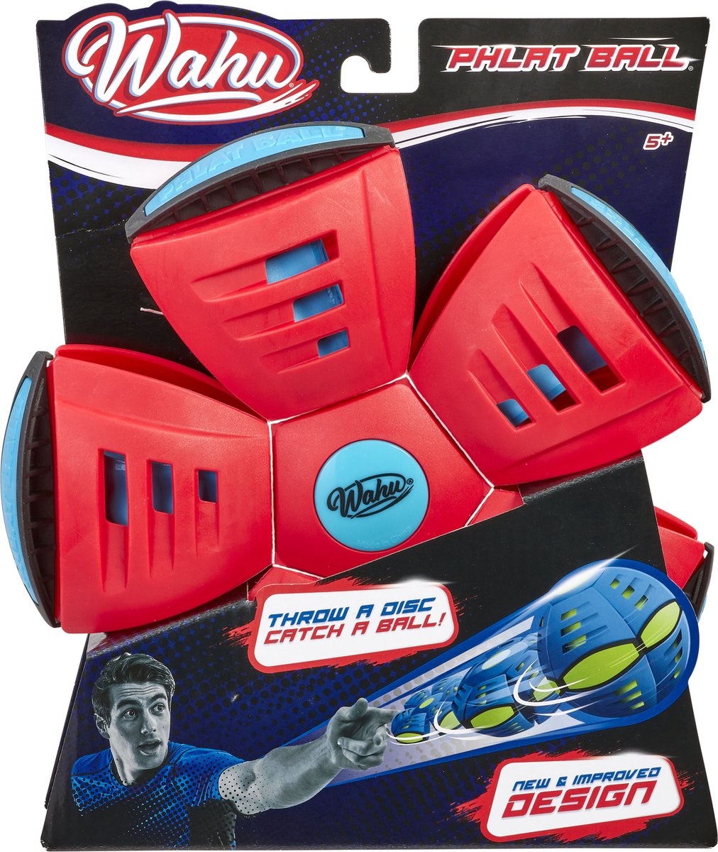 Wahu Phlat Ball Classic - Vang- en werpspel - Rood