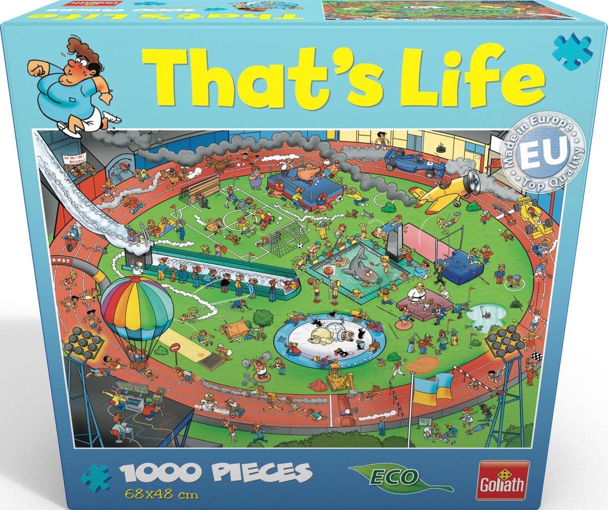 That's Life puzzel 1000pcs Sport - Puzzel Sport 1000 stukjes