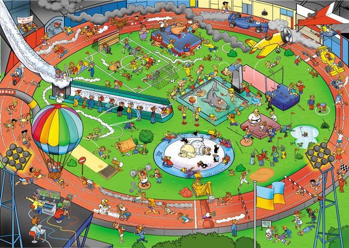 That's Life puzzel 1000pcs Sport - Puzzel Sport 1000 stukjes