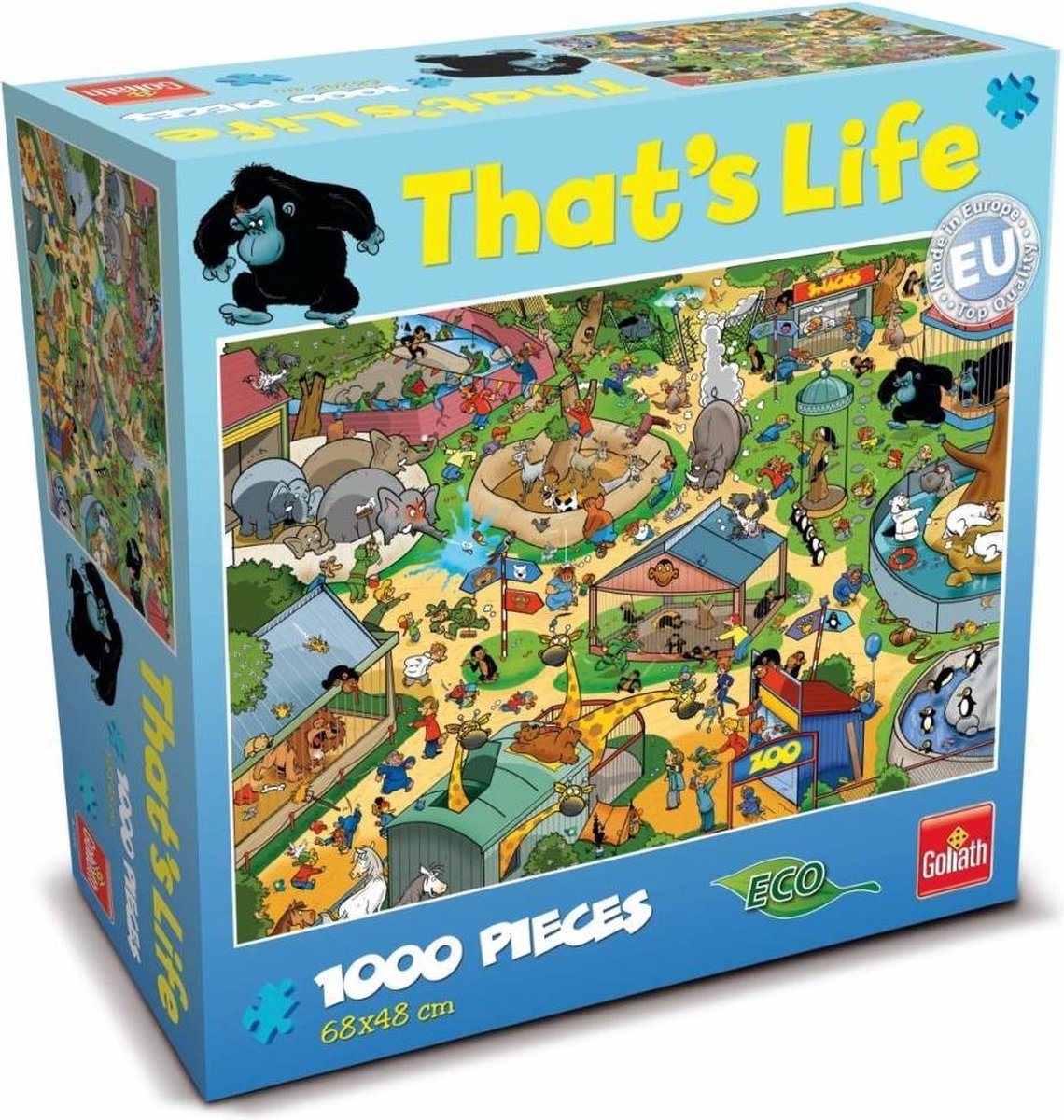 That's Life Puzzel 1000pcs Zoo - Puzzel Dierentuin 1000 stukjes