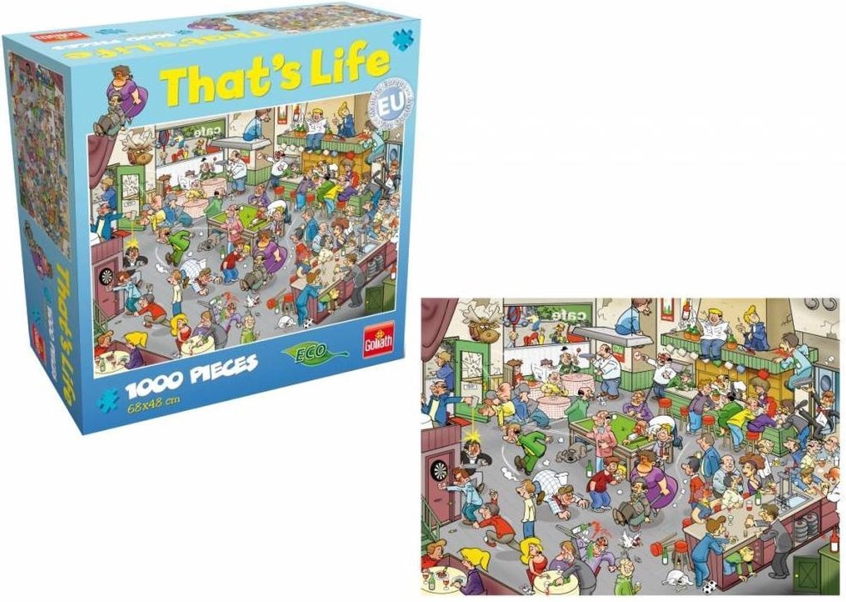 That's Life Puzzel 1000pcs Pub - Puzzel Café 1000 stukjes