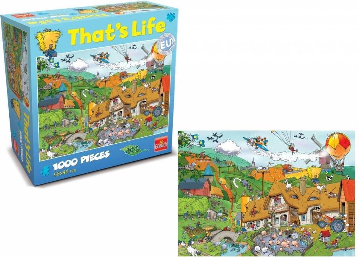 That's Life Puzzel 1000pcs Farm - Puzzel Boerderij 1000 stukjes
