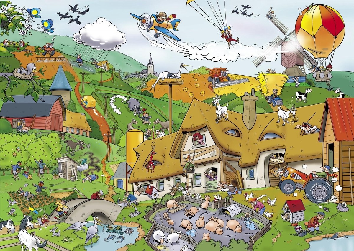 That's Life Puzzel 1000pcs Farm - Puzzel Boerderij 1000 stukjes
