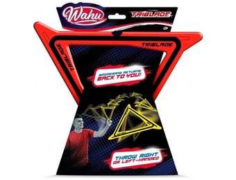 WAHU Sports Aeroflyt Triblade Fast Flying Boomerang Action - Rood