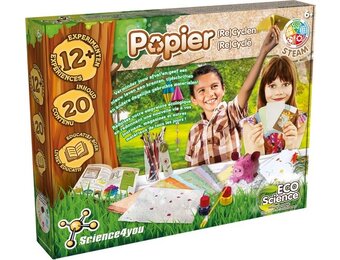 Science4you - ECO Science Papier Recyclen - Experimenteerset - STEM