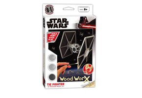 Wood WorX Star Wars Tie Fighter 3D Wooden Model